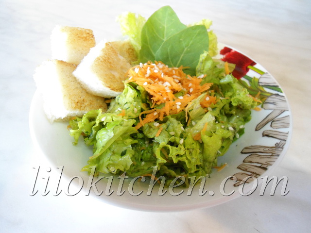 Диетический витаминный салат